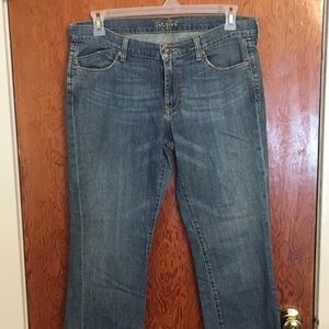 Old Navy “The Flirt” medium wash boot leg jeans